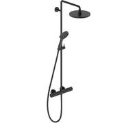 Duravit C.1 ensemble de douche mural avec thermostat oui noir C14280008046