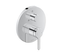 Duravit Mitigeur baignoire encastré C.2000 C15210012010 chromé rosace ronde avec inverseur