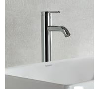 Duravit Mitigeur lavabo C.1 C11040001010 XL, avec vidage, saillie 166 mm, chrome