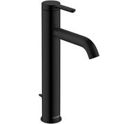 Duravit C.1 Robinet de lavabo Taille L (bec hauteur 173 mm) Robinet de salle de bain avec bonde à tirette Noir mat
