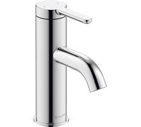 Duravit C.1 Robinet de lavabo Taille S (bec hauteur 66 mm) Robinet de salle de bain Robinet de lavabo avec cartouche céramique Chromé