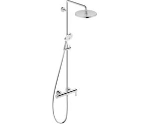 Duravit C.1 Shower System, avec mitigeur de douche, y compris douchette / douche de tête, saillie 350mm, C14280007010, Couleur: chrome