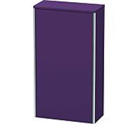 Duravit Cabinet Duravit haut XSquare XS1303L9494 50x88x23,6cm, porte à gauche, aubergine semi-lustrée