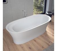 Duravit Baignoire îlot Cape Cod – dossier incliné, 185,5x88,5 cm, blanc, garniture vidage/trop-plein