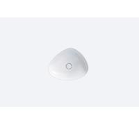vasque à poser Duravit Cape Cod 2339503200 50x40,5cm, sans trou pour robinetterie, trop-plein, rangée de trous pour robinetterie, blanc satiné mat