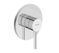 Duravit Circle Kit de douche pour 1 consommateur avec kit de montage avec corps de base encastré, mitigeur monocommande avec système de mélange céramique, chromé