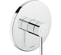 Duravit Circle mitigeur de douche à encastrer CE4210010010 rosace ronde, avec parties visibles, unité fonctionnelle, chromé