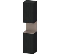 Duravit Collection One Armoires hautes, charnières à gauche, 400x360x1760mm, niche basalte mat, QA1346L43160000, Couleur: Chêne Noir