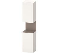 Duravit Collection One Armoires hautes, charnières à gauche, 400x360x1760mm, niche basalte mat, QA1346L43840000, Couleur: Blanc Supermatt