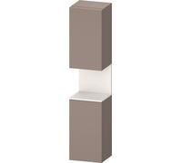 Duravit Collection One Armoires hautes, charnières à gauche, 400x360x1760mm, niche blanc supermatt, QA1346L84430000, Couleur: Basalte mat