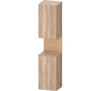 Duravit Collection One Armoires hautes, charnières à gauche, 400x360x1760mm, niche chêne naturel, QA1346L30550010, Couleur: ChÃªne marbrÃ©/avec Ã©clairage de niche