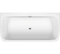 Duravit Collection One Baignoire, version contre-mur, 1800x870x440mm, 2 inclinaisons du dossier, blanc mat, 700615000000000