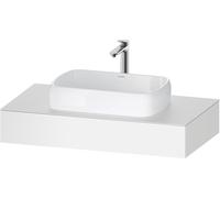 Duravit Duravit Console Qatego 100x55x17 cm, blanc mat, 1 découpe Quantité:1