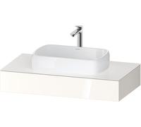 Duravit Collection One Console, 1000x550x170mm, avec découpe au centre, QA4801022220000, Couleur: Blanc brillant