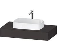Duravit Duravit Console Qatego 100x55x17 cm, graphite mat, 1 découpe Quantité:1