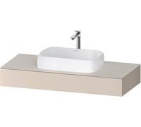 Duravit Duravit Console Qatego 120x55x17 cm, Tau supermat, 1 découpe Quantité:1