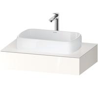Duravit Duravit Console Qatego 80x55x17 cm, blanc brillant, 1 découpe Quantité:1