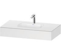 Duravit Collection One lavabo à encastrer avec console, 1000x550x170mm, QA4691018180000, Couleur: Blanc Mat