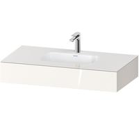 Duravit Collection One lavabo à encastrer avec console, 1000x550x170mm, QA4691022220000, Couleur: Blanc brillant