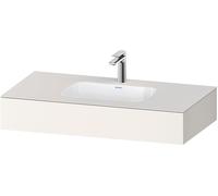 Duravit Collection One lavabo à encastrer avec console, 1000x550x170mm, QA4691084840000, Couleur: Blanc Supermatt
