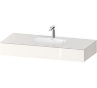 Duravit Qatego lavabo encastré avec console, 1200x550x170mm, QA4692022220000, Couleur: Blanc brillant