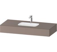 Duravit Collection One lavabo à encastrer avec console, 1200x550x170mm, QA4692043430000, Couleur: Basalte mat