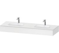 Duravit Duravit Meuble-lavabo encastré Qatego 160x55x17cm, avec K, 2 tiroirs, blanc mat Quantité:1