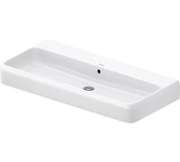 Duravit Vasque à poser Qatego 2382100028 - 100x47 cm - Blanc - Sans trou - Avec trop-plein