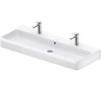 Duravit Vasque double à poser Collection One 2382120026 120×47 cm, 2 trous, trop-plein, blanc