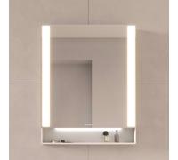 Duravit Collection One Miroirs, champs lumineux latéraux, intensité lumineuse variable, 600x750x65mm, QA7081018180000, Couleur: Blanc Mat