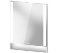 Duravit Qatego Miroirs, champs lumineux latéraux, intensité lumineuse variable, 600x750x65mm, QA7081018180100, Couleur: Blanc mat/avec miroir chauffant