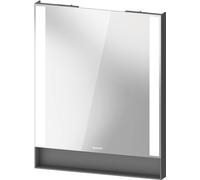 Duravit Collection One Miroirs, champs lumineux latéraux, intensité lumineuse variable, 600x750x65mm, QA7081049490000, Couleur: Graphite mat