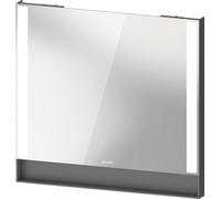 Duravit Collection One Miroirs, champs lumineux latéraux, intensité lumineuse variable, 800x750x65mm, QA7082049490000, Couleur: Graphite mat