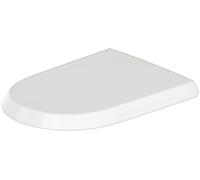 Duravit Collection One Siège de WC Compact, abaissement automatique, blanc ultra-brillant, 425x368x44mm, 0027490000