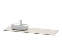 Duravit console de lavabo Luv Duravit 178,3x59,5 cm, gauche, structure Sand , en pierre de quartz, découpe 2000