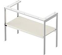 Duravit White Tulip WT454103939 98,4 x 45 cm, Nordic Weiß Seidenmatt , sur pied, métal