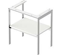 Duravit Console pour lavabo White Tulip WT454003636 68,4 x 45 cm, blanc satiné mat, sur pied, métal