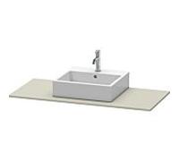 Duravit Console XSquare XS060D06060 80x55 cm, 1 découpe, fini taupe satiné