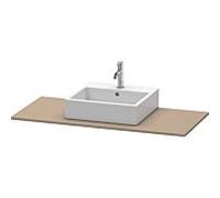 Console Duravit XSquare 060D, 800 x 550 mm, 1 dÃ©coupe, Couleur (avant/corps): linge - XS060D07575
