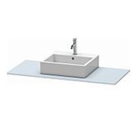 Duravit Console XSquare XS060D09797 80x55cm, avec 1 découpe, satin bleu Duravit