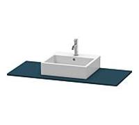 Console Duravit XSquare 060D, 800 x 550 mm, 1 dÃ©coupe, Couleur (avant/corps): Laque mat soyeuse bleu nuit - XS060D09898