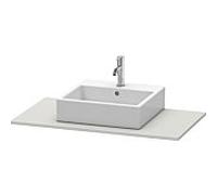 Duravit console XSquare XS060E00707 100x55cm, avec découpe 2000 , gris béton mat