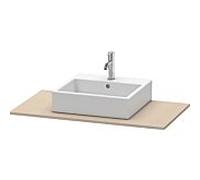 Console Duravit XSquare 060E, 1000x 550 mm, 1 dÃ©coupe, Couleur (avant/corps): linge - XS060E07575