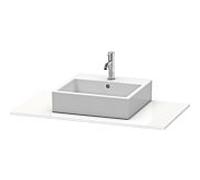 Duravit console XSquare XS060E08585 100x55cm, avec découpe 2000 , blanc brillant