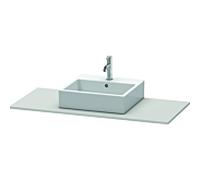 Duravit console XSquare XS060F03939 120x55cm, avec découpe 2000 , Nordic weiß