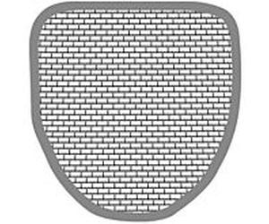 Duravit crépine d'urinoir Duravit urinoir en acier inoxydable