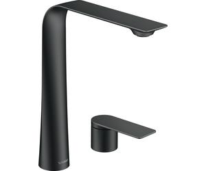 Duravit D.1 Mélangeur lavabo 2 trous XL, sans vidage escamotable, D11130002046, Couleur: Noir Mat