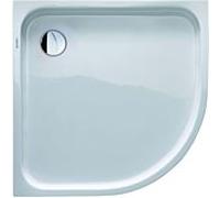 Duravit D-Code receveur de douche, 900x900mm, quart de cercle, à encastrer, 720108000000000, Couleur: Blanc