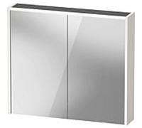 Duravit D-Code armoire à glace avec miroir DC7106022222000 800x700x148, Weiß Hochglanz , prise J, LED