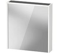Duravit D-Code armoire à glace DC7105L18180000 650x700 mm, Weiß Matt , avec éclairage et prise F